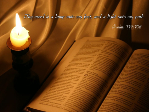 Thy Word is a lamp to my feet a light