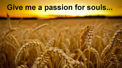 Give me a passion for souls dear Lord