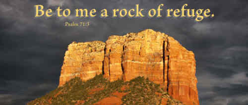 Thou art my Rock in the wide desert land++.