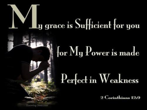 HIS GRACE IS SUFFICIENT FOR ME++.