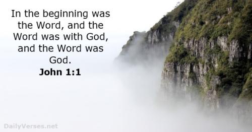 The heavenly Word proceeding forth