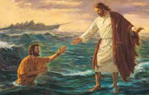 A Word from Jesus calms the sea