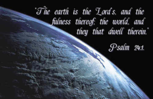 The earth with all that dwell therein