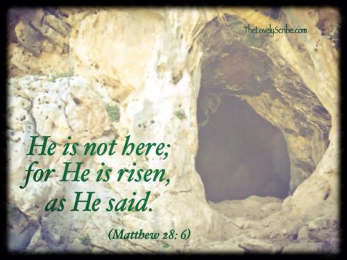 Christ is risen Hallelujah Risen