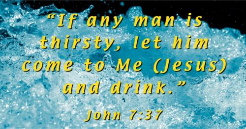 Ye thirsty for God To Jesus give ear And