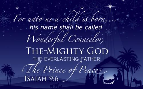 Unto us a Child is born Christians hear the story