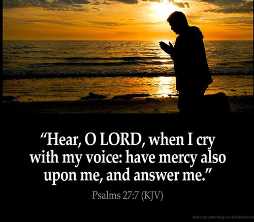 O Lord give ear when with my voice I cry