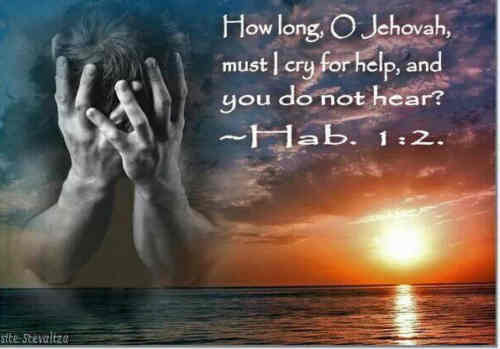 We cry to You O Lord how long We wait on you with